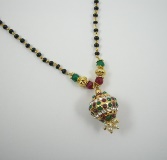 Indian One Gram Gold Jewelry Set - JS068